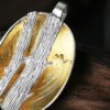 Imagem do Pingente Casal de Passarinho em Prata 925 e Ouro 18k | ARISCA