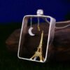 Imagem do Pingente Luar na Eiffel em Prata 925 e Ouro 18k | ARISCA
